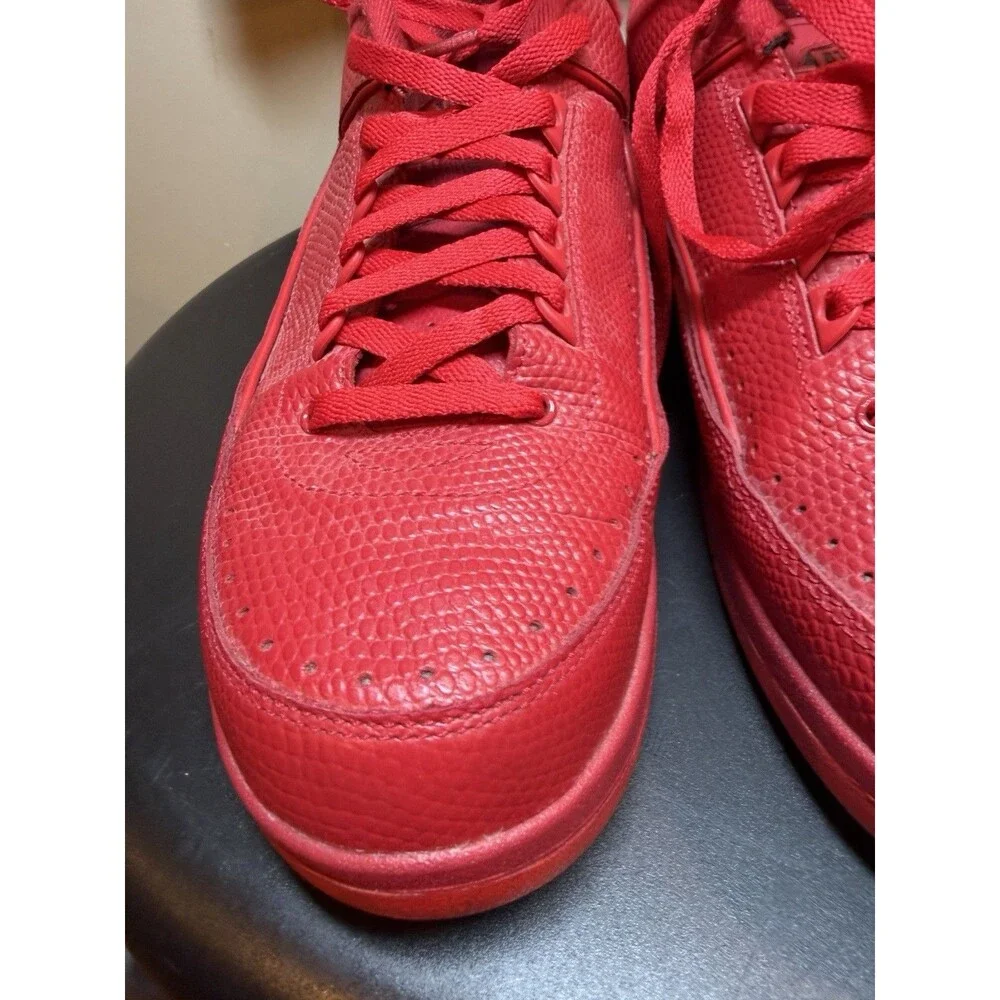 Nike Air Jordan 2 Retro Low Gym Red Size 10.5 Mens Used Clean No Box